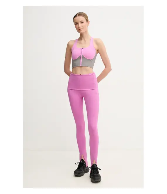 Κολάν προπόνησης adidas by Stella McCartney χρώμα: μοβ, JJ1629