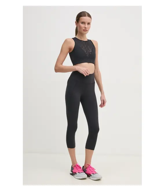 Κολάν προπόνησης Reebok LUX Collection χρώμα: μαύρο, 100221287