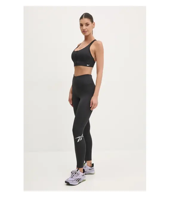 Κολάν για τρέξιμο Reebok χρώμα: μαύρο, 100222316