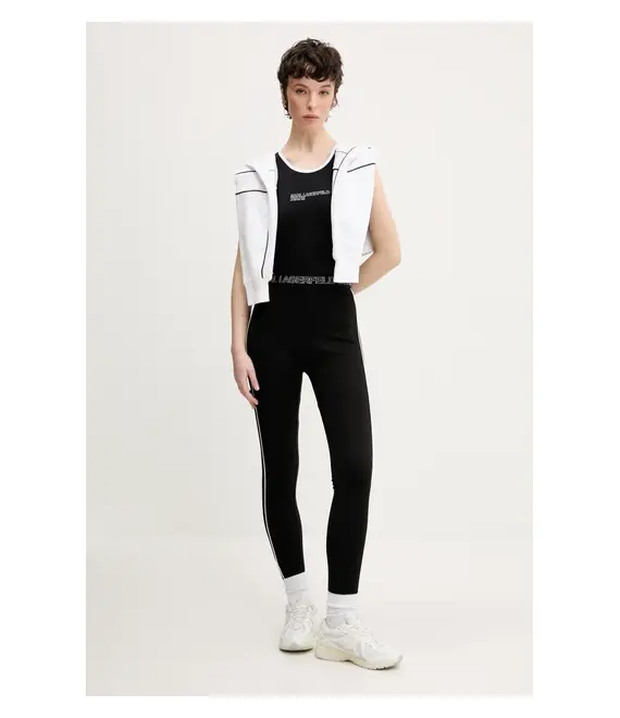 Κολάν Karl Lagerfeld Jeans χρώμα: μαύρο, A2W10153