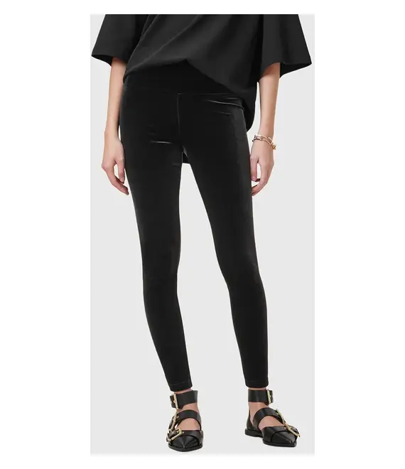 Κολάν AllSaints CORA χρώμα: μαύρο, W006TZ