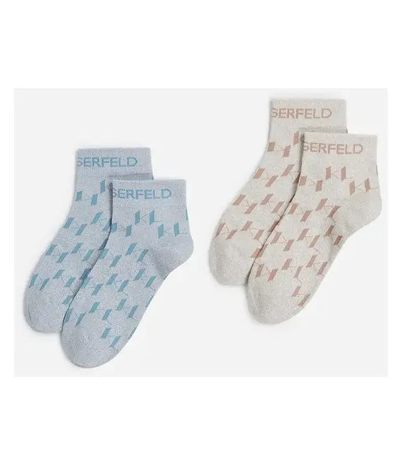 Κάλτσες Karl Lagerfeld 2-pack χρώμα: μπλε, A2W47007