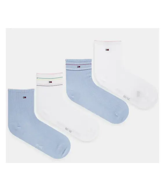 Κάλτσες Tommy Hilfiger 4-pack χρώμα: άσπρο, 701235888