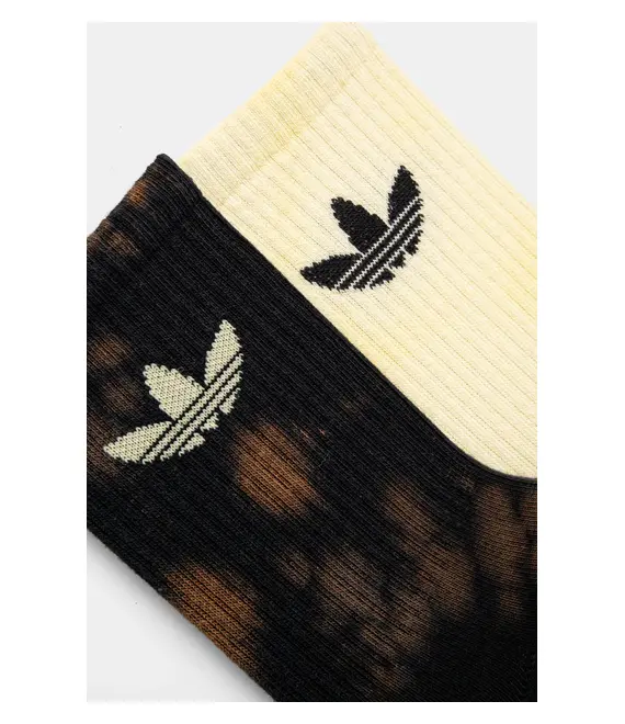 Κάλτσες adidas Originals 2-pack χρώμα: καφέ, JC8636
