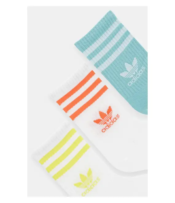 Κάλτσες adidas Originals χρώμα: άσπρο, JI9473