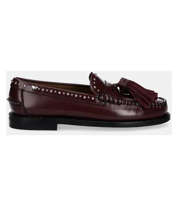 Δερμάτινα μοκασίνια Weekend Max Mara WEEKENDAN χρώμα: μπορντό, 2515521014600