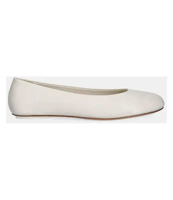 Δερμάτινες μπαλαρίνες Weekend Max Mara TODI χρώμα: μπεζ, 2515521074600