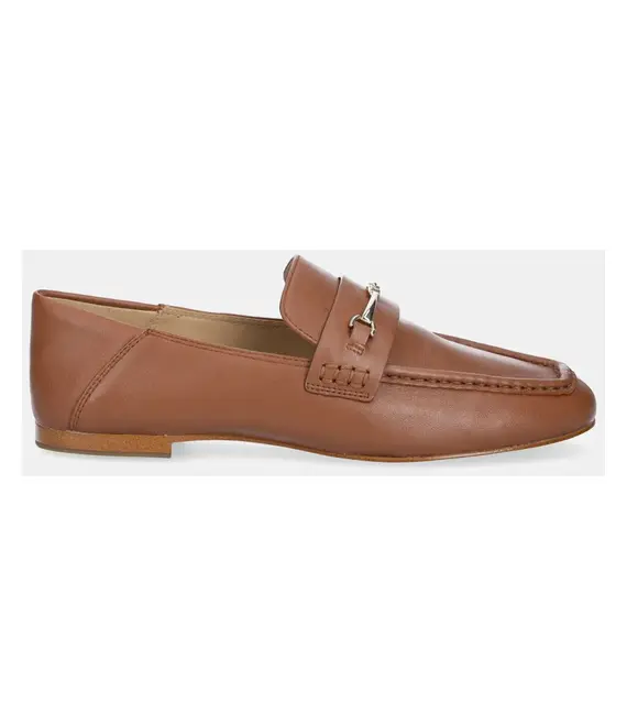 Δερμάτινα μοκασίνια MICHAEL Michael Kors Lena χρώμα: καφέ, 40R5LEFP1L.230