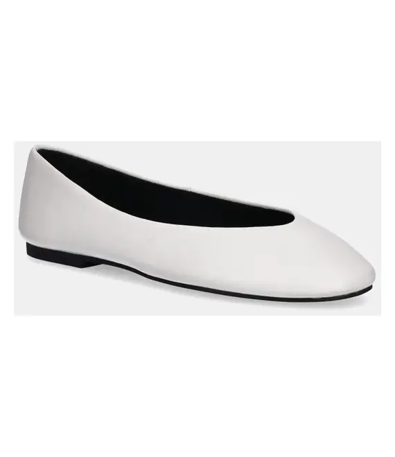 Δερμάτινες μπαλαρίνες Steve Madden Darts χρώμα: άσπρο, SM11003624