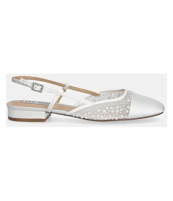 Μπαλαρίνες Steve Madden Belinda-P χρώμα: άσπρο, SM11003665