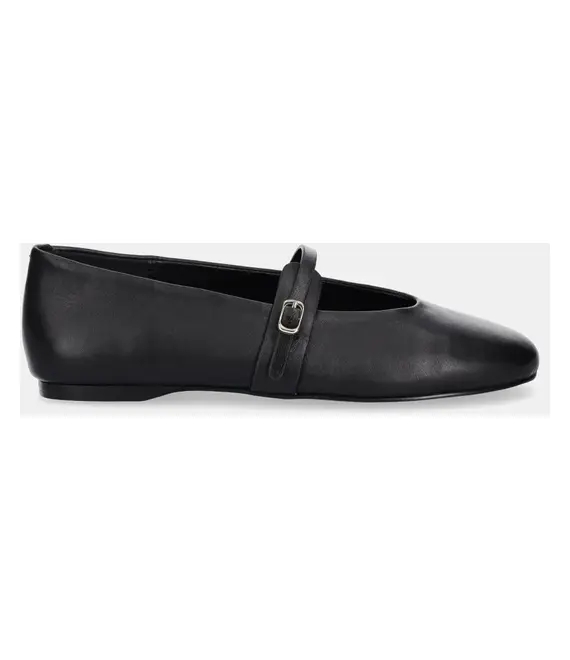 Δερμάτινες μπαλαρίνες Steve Madden Rejoice χρώμα: μαύρο, SM11003565