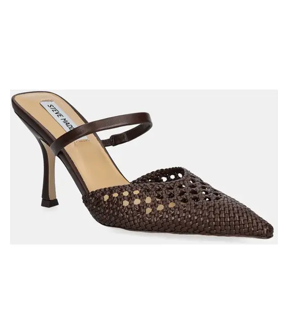 Γόβες Steve Madden Brinley χρώμα: καφέ, SM11003704