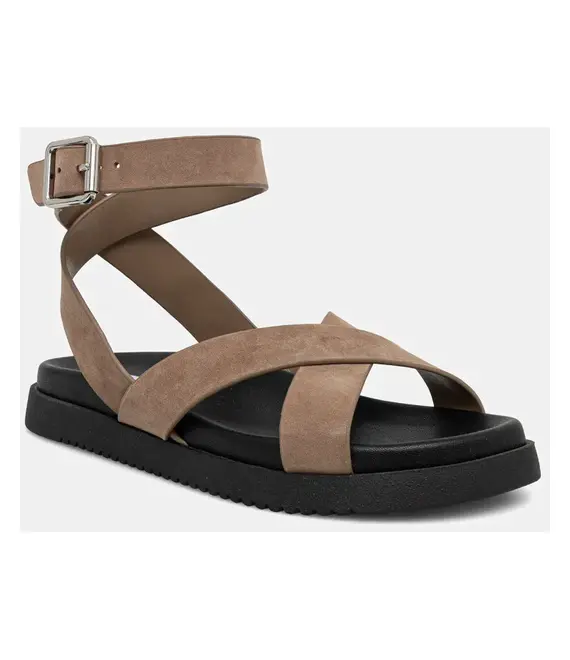 Σανδάλια σουέτ Steve Madden My Bestie χρώμα: καφέ, SM11003787