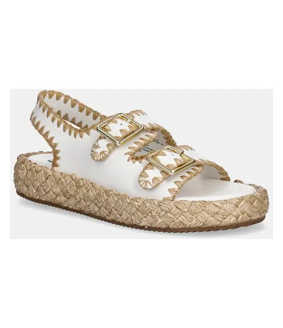 Δερμάτινα σανδάλια Steve Madden Portofino χρώμα: άσπρο, SM11003073