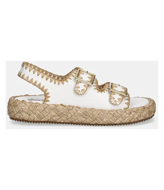 Δερμάτινα σανδάλια Steve Madden Portofino χρώμα: άσπρο, SM11003073