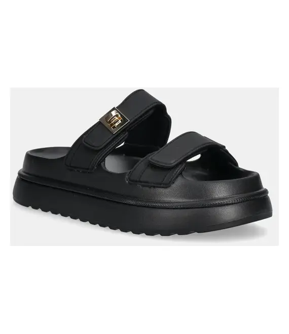 Παντόφλες Steve Madden Bigschmona-J χρώμα: μαύρο, SM11003858