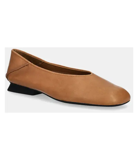 Δερμάτινες μπαλαρίνες Camper Casi Myra χρώμα: μπεζ, K201253-038