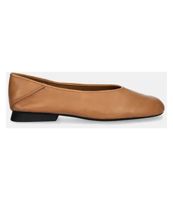 Δερμάτινες μπαλαρίνες Camper Casi Myra χρώμα: μπεζ, K201253-038