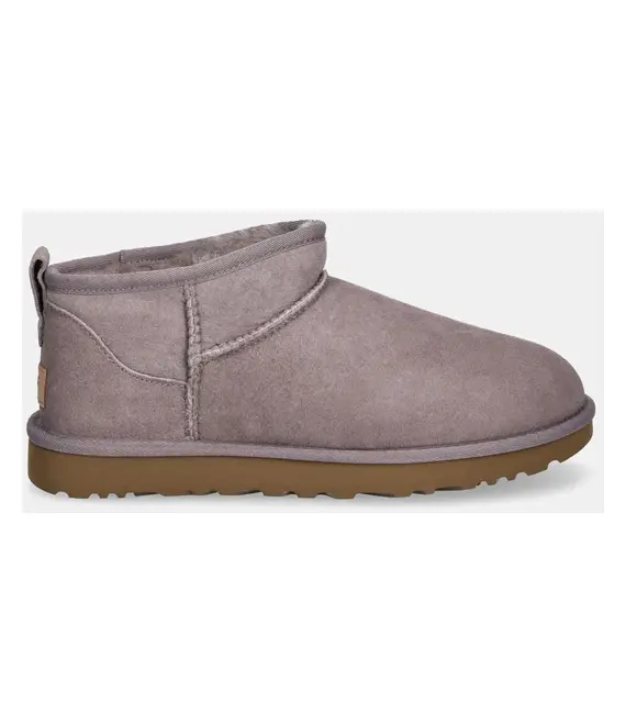 Μπότες χιονιού σουέτ UGG Classic Ultra Mini χρώμα: μοβ, 1116109-SGRP