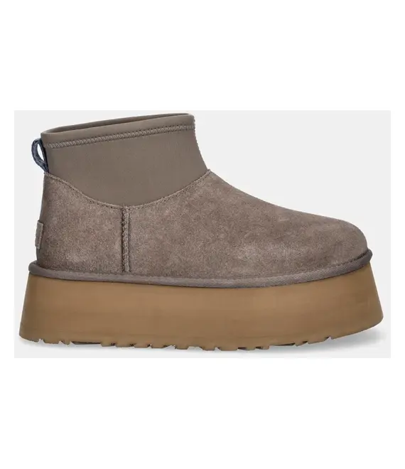 Μπότες χιονιού UGG Classic Mini Dipper χρώμα: καφέ, 1168170-SKP