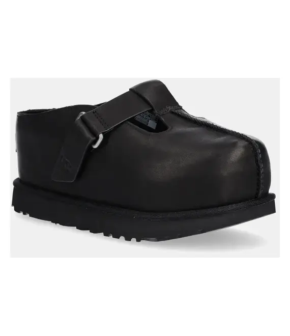 Παντόφλες UGG Goldenstar Hi Clog χρώμα: μαύρο, 1169591-BLK