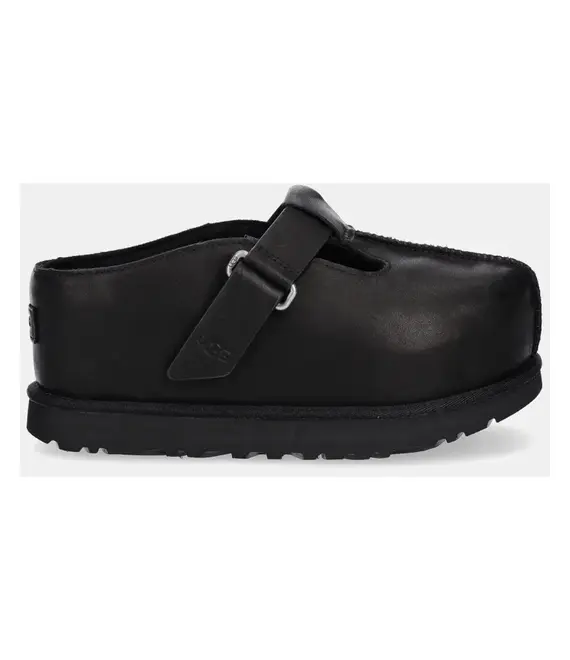 Παντόφλες UGG Goldenstar Hi Clog χρώμα: μαύρο, 1169591-BLK