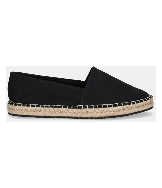 Εσπαντρίγιες Calvin Klein ESPADRILLE - HE χρώμα: μαύρο, HW0HW02384