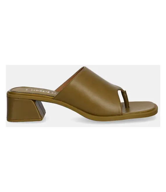 Δερμάτινα σανδάλια Camper Kora Sandal χρώμα: πράσινο, K201738-002