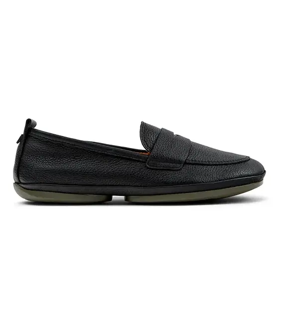 Δερμάτινα μοκασίνια Camper Right Nina χρώμα: γκρι, K201421-014