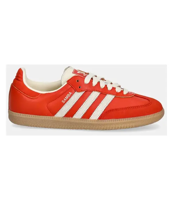 Σουέτ αθλητικά παπούτσια adidas Originals Samba OG χρώμα: πορτοκαλί, JI2737