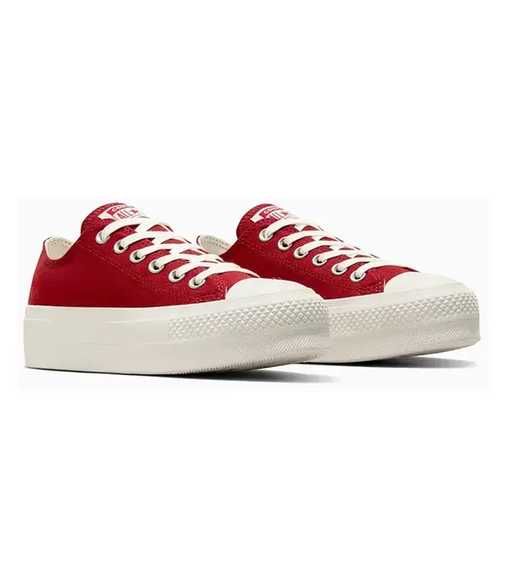 Πάνινα παπούτσια Converse Chuck Taylor All Star Lift Valentine's Day χρώμα: κόκκινο, A13653C