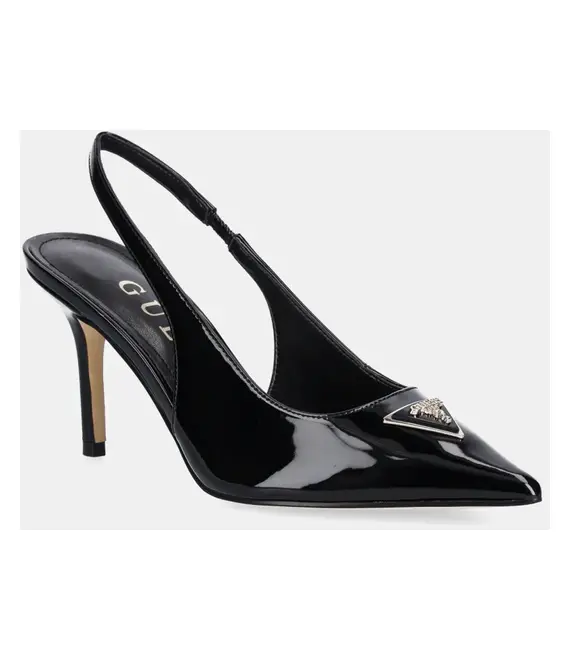 Γόβες Guess NASSIR χρώμα: μαύρο, FLJNAS PAF05