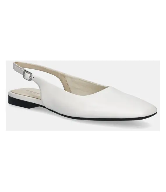 Δερμάτινες μπαλαρίνες Vagabond Shoemakers DELIA χρώμα: άσπρο, 5907-201-01