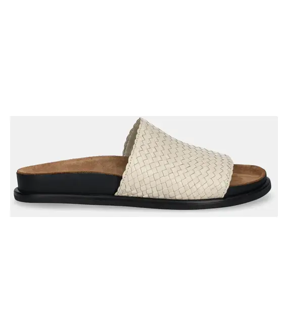 Δερμάτινες παντόφλες Vagabond Shoemakers EFFIE γυναικείες, χρώμα: μπεζ, 5922-125-37