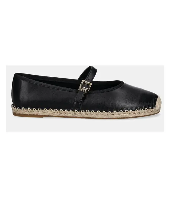 Δερμάτινες εσπαντρίγιες MICHAEL Michael Kors Lynn χρώμα: μαύρο, 40S5LYFP2L.001