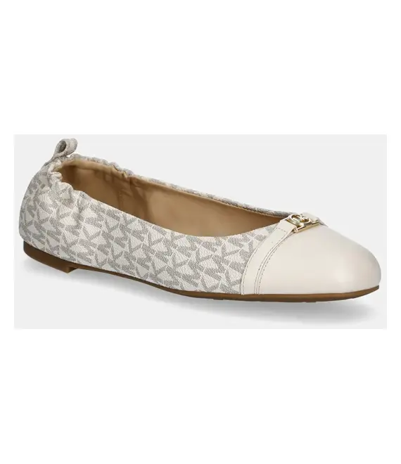 Μπαλαρίνες MICHAEL Michael Kors Mandy χρώμα: μπεζ, 40S5MAFP1B.132