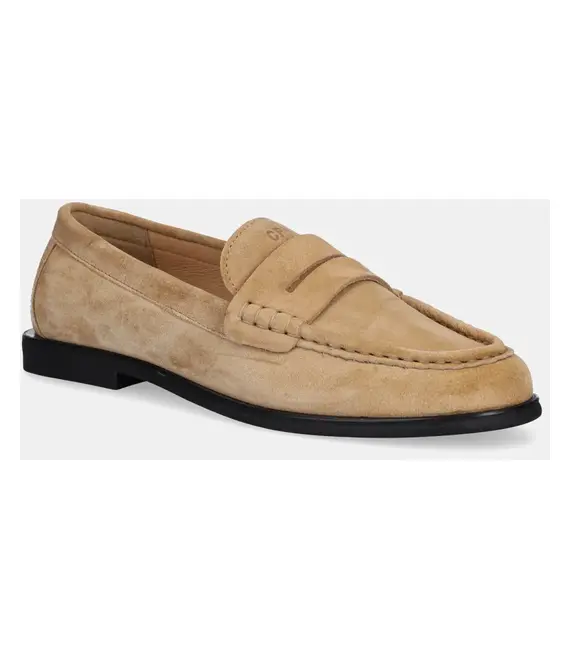 Δερμάτινα μοκασίνια Copenhagen Suede χρώμα: μπεζ, CPH419