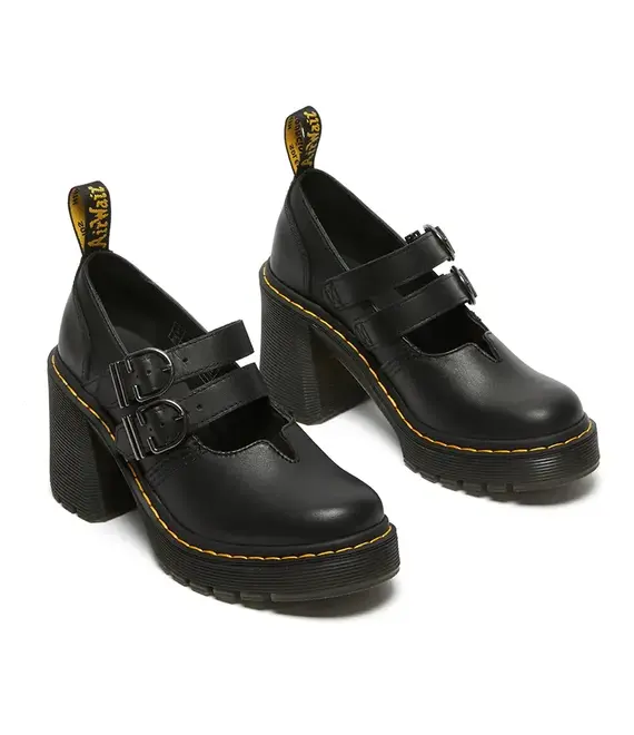 Δερμάτινα γοβάκια Dr. Martens Eviee Mary Jane χρώμα: μαύρο, DM27371001