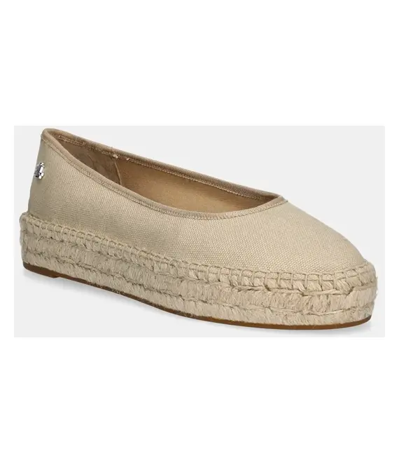 Εσπαντρίγιες Lauren Ralph Lauren Luize Ballet χρώμα: μπεζ, 802959187008