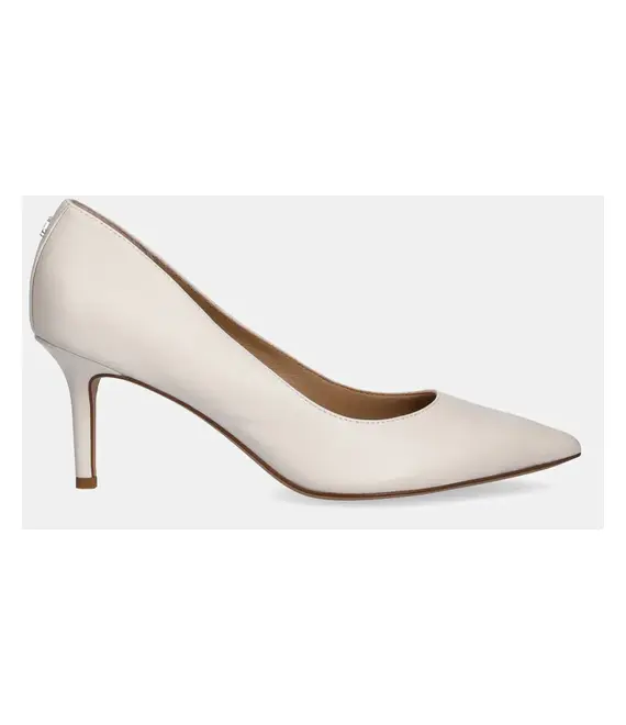 Δερμάτινες γόβες Lauren Ralph Lauren Lanette χρώμα: μπεζ, 802972024002
