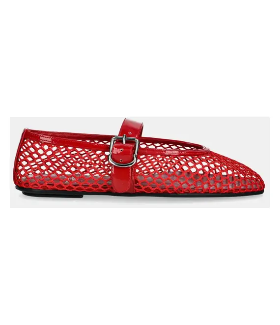 Μπαλαρίνες Jeffrey Campbell Aerate χρώμα: κόκκινο, JC-1704-1-4