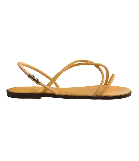 Σανδάλια Havaianas UNA MANGA CAJA χρώμα: κίτρινο, 4149609.5559