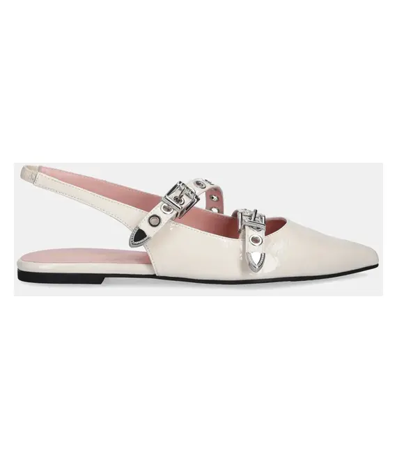 Μπαλαρίνες Pretty Ballerinas Ella χρώμα: μπεζ, 52095_A