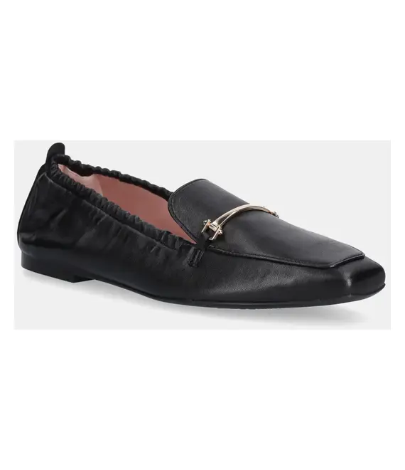 Δερμάτινα μοκασίνια Pretty Ballerinas Camille χρώμα: μαύρο, 52215_A