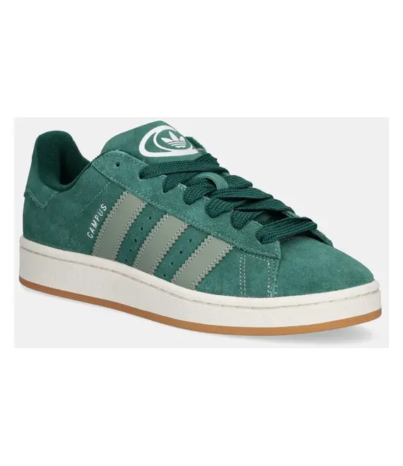 Σουέτ αθλητικά παπούτσια adidas Originals Campus 00s χρώμα: πράσινο, JH8794