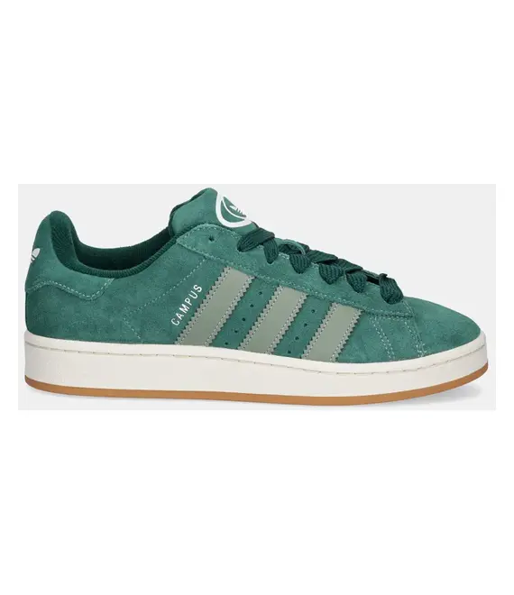Σουέτ αθλητικά παπούτσια adidas Originals Campus 00s χρώμα: πράσινο, JH8794