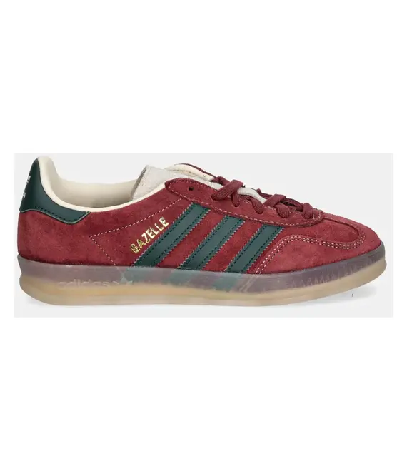 Σουέτ αθλητικά παπούτσια adidas Originals Gazelle Indoor χρώμα: μπορντό, JH5403