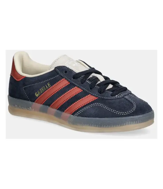 Σουέτ αθλητικά παπούτσια adidas Originals Gazelle Indoor χρώμα: ναυτικό μπλε, JH5404