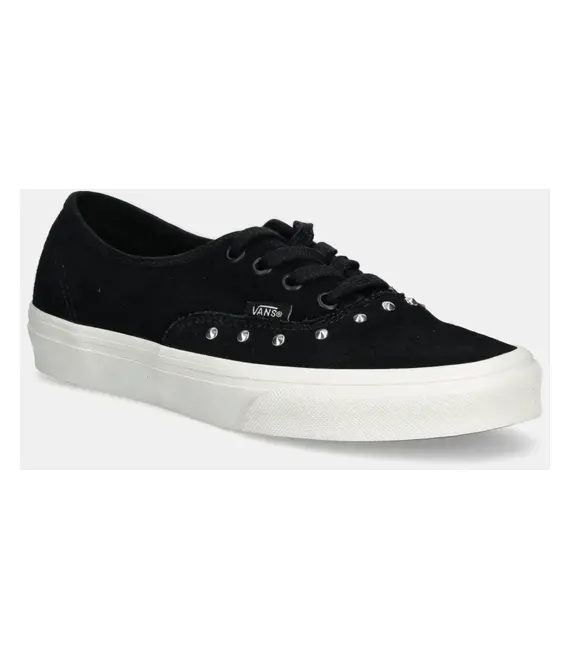 Σουέτ sneakers Vans Authentic χρώμα: μαύρο, VN000CRQBLK1