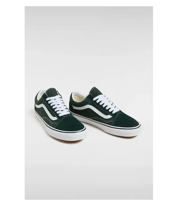 Πάνινα παπούτσια Vans Old Skool χρώμα: πράσινο, VN000D7ZPRM1
